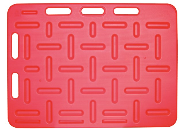 Bild 1 von Schweine-Treibbrett  / (Größe:) 126 xm   x  76 cm / (Farbe:) rot